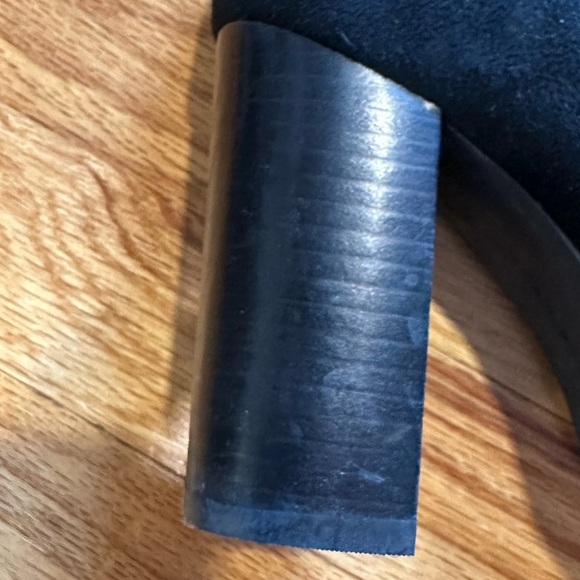 Calvin Klein Bisma Suede Over the Knee Chunky Heeled Boots - Picture 6 of 9